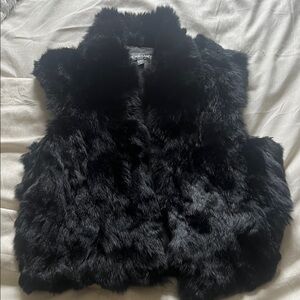 Adrienne landau fur vest